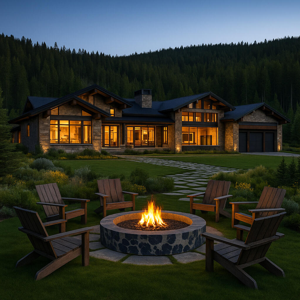 MINIMALSLEEK™ | Custom Concrete Fire Pit | Marine-Grade Stainless Steel Insert